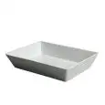 Vasca Gastronorm Bianco in Melamina - MEDRI Linea MELAMINA - Codice HP1418PA - Dimensioni cm 45x30 - Altezza cm 7 - Imballo confezione da n. 4 Unità