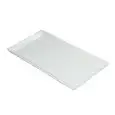 Vassoio Rettangolare Bianco in Melamina - MEDRI Linea MELAMINA - Codice HP1410PA - Dimensioni cm 35x17 - Altezza cm 2 - Imballo confezione da n. 6 Unità