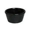 Stampo Ramequin Nero in Melamina - MEDRI Linea MELAMINA - Codice B3103 - Diametro 8 cm - Imballo confezione da n. 1 Unità