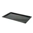 Vassoio Gastronorm Nero in Melamina - MEDRI Linea MELAMINA - Codice GN1/1 - Dimensioni cm 53x32.5 - Altezza cm 2 - Imballo confezione da n. 1 Unità
