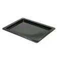 Vassoio Gastronorm Nero in Melamina - MEDRI Linea MELAMINA - Codice GN1/2 - Dimensioni cm 32.5x26 - Altezza cm 2 - Imballo confezione da n. 1 Unità