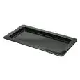 Vassoio Gastronorm Nero in Melamina - MEDRI Linea MELAMINA - Codice GN1/3 - Dimensioni cm 32.5x17.5 - Altezza cm 2 - Imballo confezione da n. 1 Unità