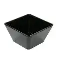 Coppetta Quadra Nero in Melamina - MEDRI Linea MELAMINA - Codice HB1402PA - Dimensioni cm 13x13 - Altezza cm 7 - Imballo confezione da n. 1 Unità
