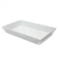 Vaschetta Gastronorm Bianco in Melamina - MEDRI Linea MELAMINA - Codice HP1409PA - Dimensioni cm 50x30 - Altezza cm 7 - Imballo confezione da n. 4 Unità