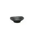 Coppetta Triangolare Nero in Melamina - MEDRI Linea MELAMINA - Codice M64 - Diametro 12,5 cm - Altezza cm 4 - Imballo confezione da n. 30 Unità