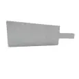 Tagliere Rettangolare Con Manico Grigio in Melamina - MEDRI Linea MELAMINA STONE - Codice YML1375 - Dimensioni cm 44x18 - Imballo confezione da n. 12 Unità
