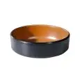 Coppa Brown/Black in Melamina - MEDRI Linea MELAMINA BICOLOR - Codice YML-M64 - Diametro 15 cm - Altezza 5 - Imballo confezione da n. 12 Unità