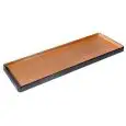 Piatto Rettangolare Brown/Black in Melamina - MEDRI Linea MELAMINA BICOLOR - Codice YML-P200 - Dimensioni cm 50x18 - Imballo confezione da n. 9 Unità