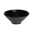 Coppetta Conica Black in Melamina - MEDRI Linea MELAMINA - Codice LJB007 - Diametro 18 cm - Altezza 7 - Imballo confezione da n. 12 Unità