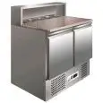 Saladette e banco pizza refrigerato in acciaio inox Forcar G-PS900