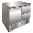 Saladette e tavolo refrigerato in acciaio inox Forcar G-S901-2D