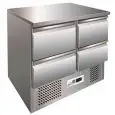 Saladette e tavolo refrigerato in acciaio inox Forcar G-S901-4D