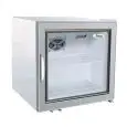 ARMADIETTO FRIGORIFERO SNACK IN LAMIERA VERNICIATA - STATICO - Mod. G-SC50G - CAPACITA' Lt 68 - N. 1 PORTA VETRO - TEMPERATURA +2°/+8°C - Dim. cm L 57 x P 53,3 x h 53 - Norma CE