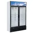 ARMADIO FRIGORIFERO IN LAMIERA VERNICIATA - PER SNACK - STATICO - Mod. G-SNACK638L2TNG - CAPACITA' Lt 620 - N. 2 PORTE VETRO - TEMPERATURA +1°/+8°C - Dim. cm L 119,8 x P 53 x h 188 - Norma CE