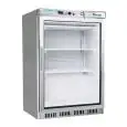ARMADIO FRIGORIFERO IN ACCIAIO INOX AISI 430 E ABS - STATICO - ECO - Mod. G-EF200GSS - N. 1 PORTA IN VETRO - CAPACITA' LT 130 - TEMPERATURA -18º/-22ºC - Dim. cm L 60 x P 58,5 x h 85,5 - Norma CE