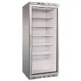 ARMADIO FRIGORIFERO IN ACCIAIO INOX AISI 430 E ABS - STATICO - ECO - Mod. G-EF600GSS - N. 1 PORTA VETRO - CAPACITA' LT 570 - TEMPERATURA -18º/-22ºC - Dim. cm L 77,7 x P 69,5 x h 189,5 - Norma CE