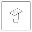 KIT piedini inox - Vano motore necessita di 2 coppie di piedini