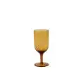 Calice Ambra in Pasta di Vetro - MEDRI Linea SLEEK - Codice G6291_AM - Capacità 33 cl 11 5/8 z - Diametro 75 mm - Altezza mm 180 - Imballo confezione da n. 6 Unità