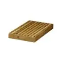 Tagliere Pane Con Griglia  in Bamboo - MEDRI - Codice BAM MB6140 - Dimensioni cm 40x23.5 - Altezza cm 4 - Imballo confezione da n. 1 Unità