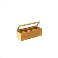 Portabustine  in Bamboo - MEDRI - Codice MB8710 - Dimensioni cm 26X8 - Altezza cm 8 - Imballo confezione da n. 1 Unità