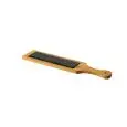 Tagliere Rettangolare Con Manico in Bamboo/Ardesia - MEDRI - Codice MB8190 - Dimensioni cm 44x10 - Imballo confezione da n. 1 Unità