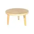 Vassoio Tondo Con Piedi  in Bamboo - MEDRI - Codice MBS004 - Diametro 25 cm - Altezza  15 - Imballo confezione da n. 1 Unità