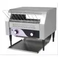 TOSTIERA A NASTRO - Mod. CV 3 - Produzione oraria: n. toast 400 ÷ 500 - Velocità regolabile - Potenza kW 2,6 - Alimentazione monofase - Dimensioni cm L 46,5 x P 43 x 43h - Norma CE