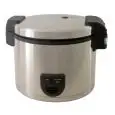 CUOCI RISO - Mod. RIS 8 - Corpo in acciaio - Recipiente interno antiaderente - Capacità acqua lt. 8 - Potenza W 1950 - Alimentazione monofase - Dimensioni cm ø L 32 x 35h - Norma CE