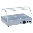 VETRINA CALDA - Mod. DH 260 - Basamento in acciaio inox - N. 1 piano - Riscalda e umidifica - Potenza kW 0,25 - Alimentazione monofase - Dimensioni cm L 50 x P 37 x 27,6h - Norma CE