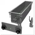 BAGNOMARIA ELETTRICO DA INCASSO - MOD. BMD/82EM - N. 1 vasca per 7 GN 1/9 cm 10,8 x 17,6 - Alimentazione monofase 230V - Potenza kW 1,65 - Dimensioni: cm L 20 x P 80 x H 30 - Norma CE