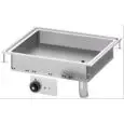 BRASIERA FISSA MULTIFUNZIONALE DA INCASSO ELETTRICA - MOD. BRFD/68ET - N. 1 vasca - Alimentazione trifase 400V/3N - Potenza kW 8 - Dimensioni: cm. L 80 x P 60 x H 28 - Norma CE