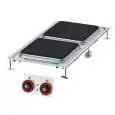 PIANO DI COTTURA ELETTRICO DA INCASSO CON PIASTRE QUADRE - MOD. PCQD-84ET - N. 2 piastre quadre - Alimentazione trifase o monofase 400V/2N 230V/3 230V - Potenza Kw 8 - Dimensioni: cm. L 40 x P 80 x H 5 - Norma CE