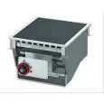 PIANO DI COTTURA ELETTRICO AD INDUZIONE DA INCASSO - MOD. PCID-44ET - N. 1 zona di cottura - Alimentazione trifase 400V/3 - Potenza 5 kW - Dimensioni: cm. L 40 x P 40 x H 31 - Norma CE