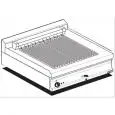 GRIGLIA AD ACQUA TOP CONTACT - MOD. CWKT/78ET - Cottura diretta su resistenza in acciaio inox - Trifase - Dimensioni: cm L 80 x P 70,5 x H 28 - Norma CE