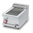 GRIGLIA AD ACQUA TOP CONTACT  - MOD. CWKT/94ET - Cottura diretta su resistenza in acciaio inox - Trifase - Dimensioni: cm L 40 x P 90 x H 28 - Norma CE