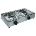 PIANO DI COTTURA 2 FUOCHI A GAS - MOD. BIG5002L - 2 BRUCIATORI A GAS (a scelta si possono comporre diverse combinazioni) - Potenza kW 3,5 o 2,5 in base alla composizione - DIMENSIONI cm L 62 x P 33 x 15 h