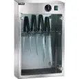 STERILIZZATORE ELETTRICO PER COLTELLI DA PARETE - A RAGGI ULTRAVIOLETTI - MOD. SUV 10 - CAPACITA' 10 COLTELLI - POTENZA DI IRRADIAZIONE: N° 1 LAMPADA UV/C W 16 - ALIMENTAZIONE 230V/1/50-60Hz - DIM. cm L 43 x P 16 x h 64 - NORMA CE