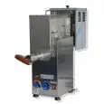 MACCHINA PER LA COTTURA AUTOMATICA DI POLENTA - MOD. POL30 - STRUTTURA COMPLETAMENTE IN ACCIAIO INOX - MOTORE PROFESSIONALE - ALIMENTAZIONE MONOFASE 220V/50 Hz - CONSUMO: W 3200 - PRODUTTIVITA': Kg 30 - DIMENSIONI: Cm L 25 X P 100 X h 66 - PESO: Kg 50