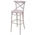 SGABELLO AMELIA - MOD. SG 027 - STRUTTURA IN LEGNO DI FAGGIO - SEDUTA IN MULTISTRATO - PER USO INTERNO - DIM. Cm L 46 x P 52 x H 113 - ALTEZZA SEDUTA cm 80 - NORMA CE