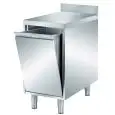 Tavolo tramoggia basculante - con piano top cm 4 - con alzatina