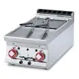 Friggitrice a gas professionale da banco Allforfood F28T/74G linea ELLE