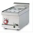 BAGNOMARIA TOP ELETTRICO - MOD. BMT/63EM - N. 1 vasca x  GN 1/2 + GN 1/4  H15 - Monofase - Dimensioni: cm L 30 x P 60 x H 28 - Norma CE