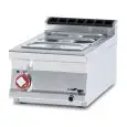 BAGNOMARIA TOP ELETTRICO - MOD. BMT/74EM - N. 1 vasca x  GN 1/1  H15 - Monofase - Dimensioni: cm L40xP70,5xH28 - Norma CE