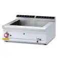 BAGNOMARIA TOP A GAS - MOD. BMT/78G - N. 1 vasca x  GN 2/1  H15 - Dimensioni: cm L 80 x P 70,5 x H 28 - Norma CE
