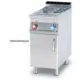 BAGNOMARIA ELETTRICO - MOD. BM/94EM - Capacità bacinelle: n. 1  GN 1/1 + n. 1  GN 1/3 H15 - Vano a giorno - Monofase - Dimensioni: cm L 40 x P 90 x H 90 - Norma CE