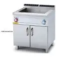 BAGNOMARIA ELETTRICO - MOD. BM/78ET - Capacità bacinelle: n. 1  GN 2/1 H15 - Vano a giorno - Trifase - Dimensioni: cm L 80 x P 70,5 x H 90 - Norma CE