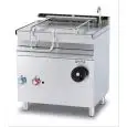 BRASIERA A GAS RIBALTABILE MANUALE - MOD. BR50/78GF/I - Vasca Lt 50 - Dimensioni cm L 80 x P 70,5 x H 90 - Norma CE
