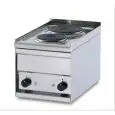 Piano cottura elettrico 2 piastre tonde Allforfood PC/1EM linea ELLE
