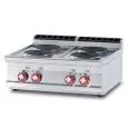 Piano cottura elettrico 4 piastre tonde Allforfood PCT/78ET linea ELLE