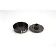 Tortiera Apribile 2 Fondi in Alluminio Antiaderente - KAUFGUT Linea EASY CLEAN - Codice 047414 - Diametro 22 cm - Imballo confezione da n. 1 Unità